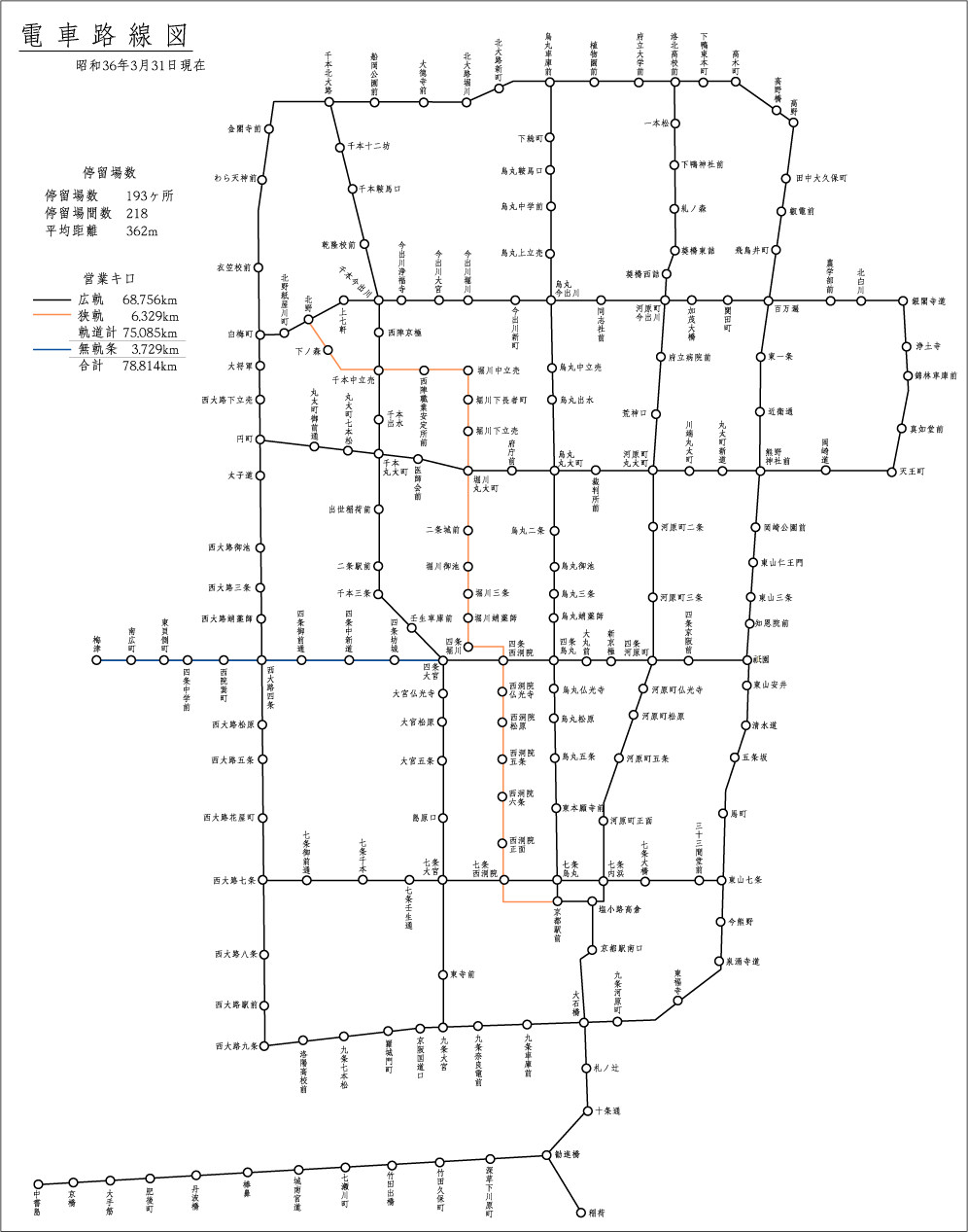 市電 路線 図 京都 京都市交通局：市電保存館 on