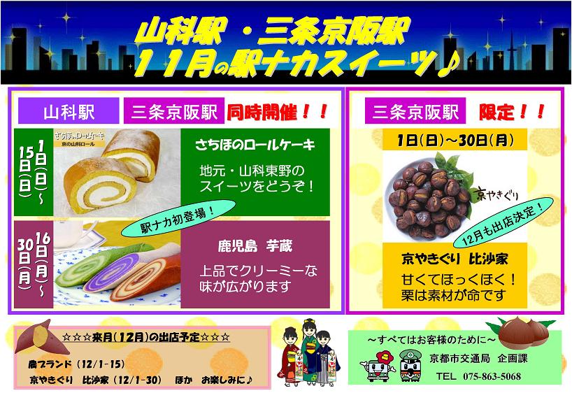 駅ナカスイーツ　ポスター