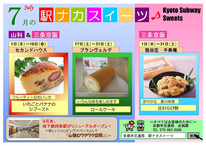 駅ナカスイーツ　ポスター