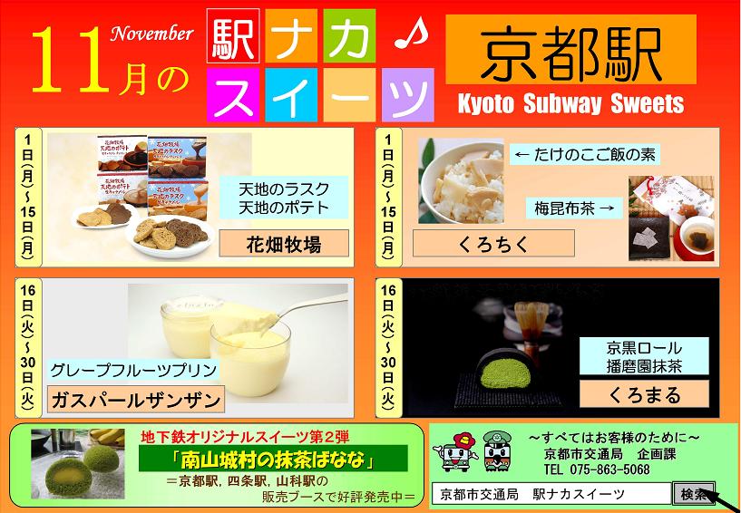 駅ナカスイーツ　ポスター