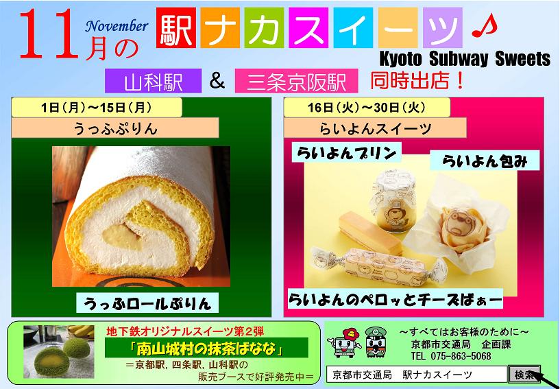 駅ナカスイーツ　ポスター