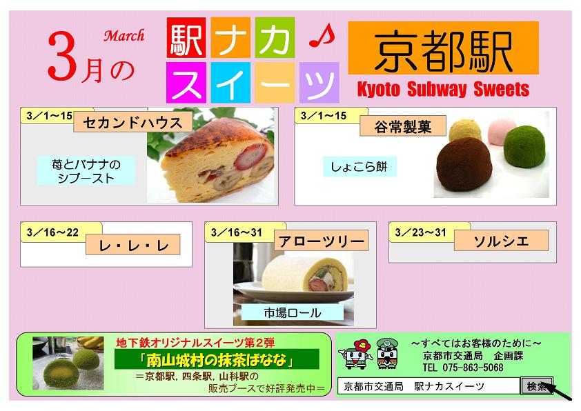 駅ナカスイーツ　ポスター