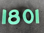 10系車両車外号車銘板（01編成、1801号車）