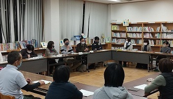 第1回PTA代表者会議の様子（令和2年12月16日）
