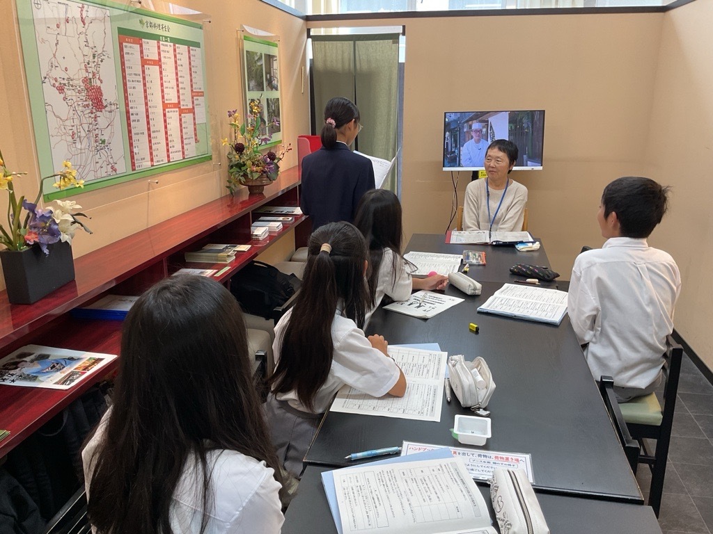 就活準備の実践体験の様子