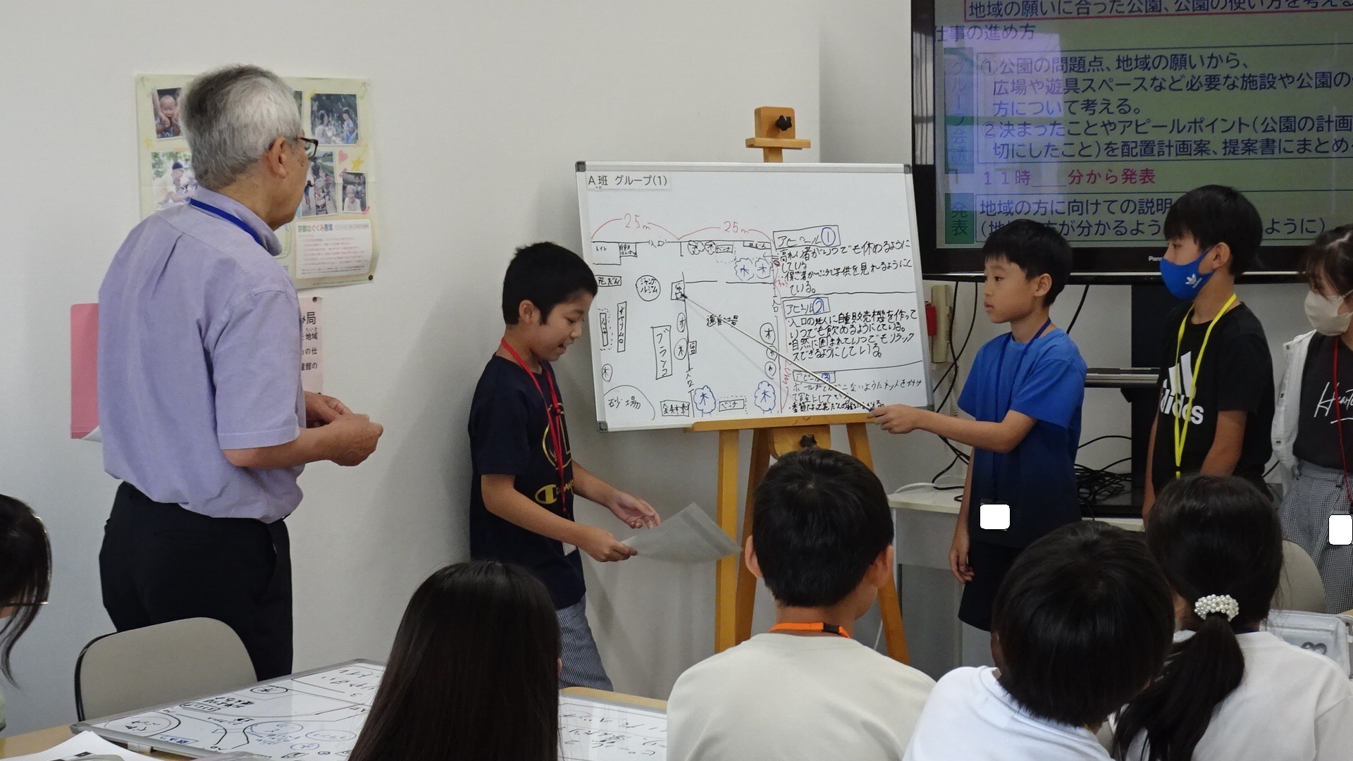 ボランティアの活動の様子