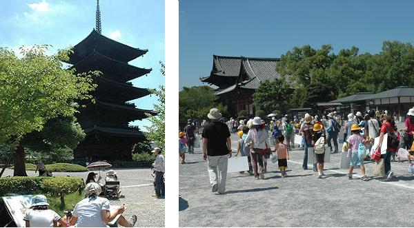 昨年の写生会の様子