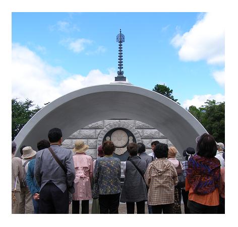長島愛生園での見学の様子