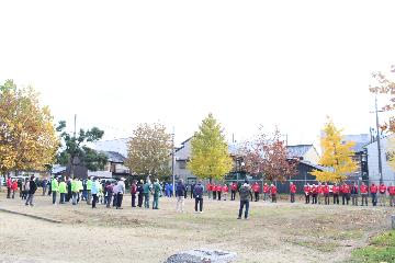開始式の様子（西九条公園）