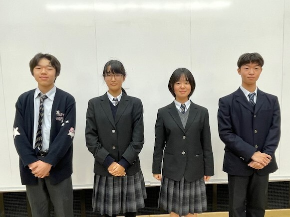塔南・開建高校の生徒の皆さん