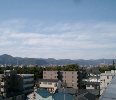 区役所屋上からの風景