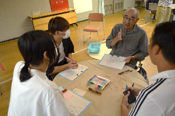 情報掲示板の様子