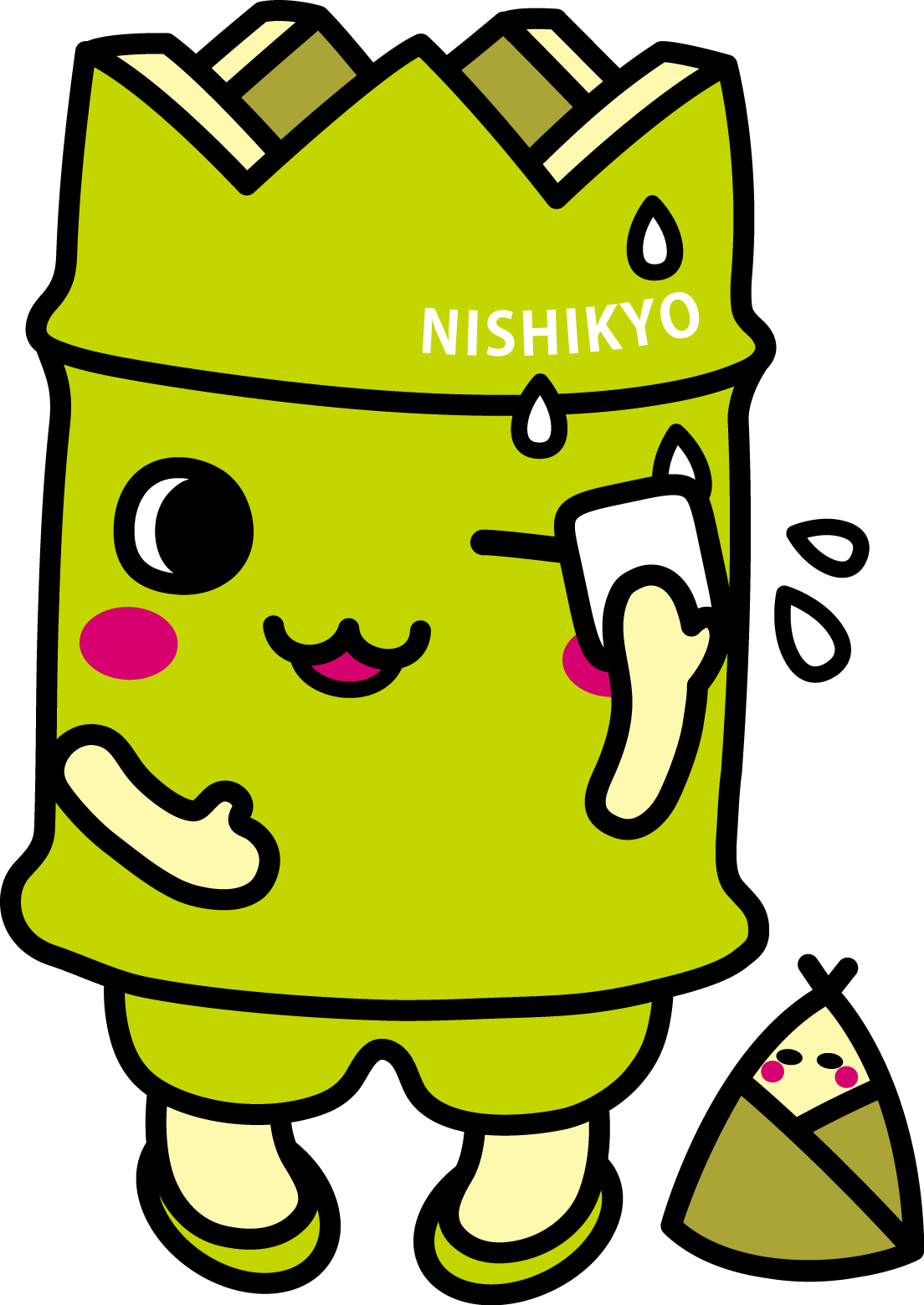 汗をふく