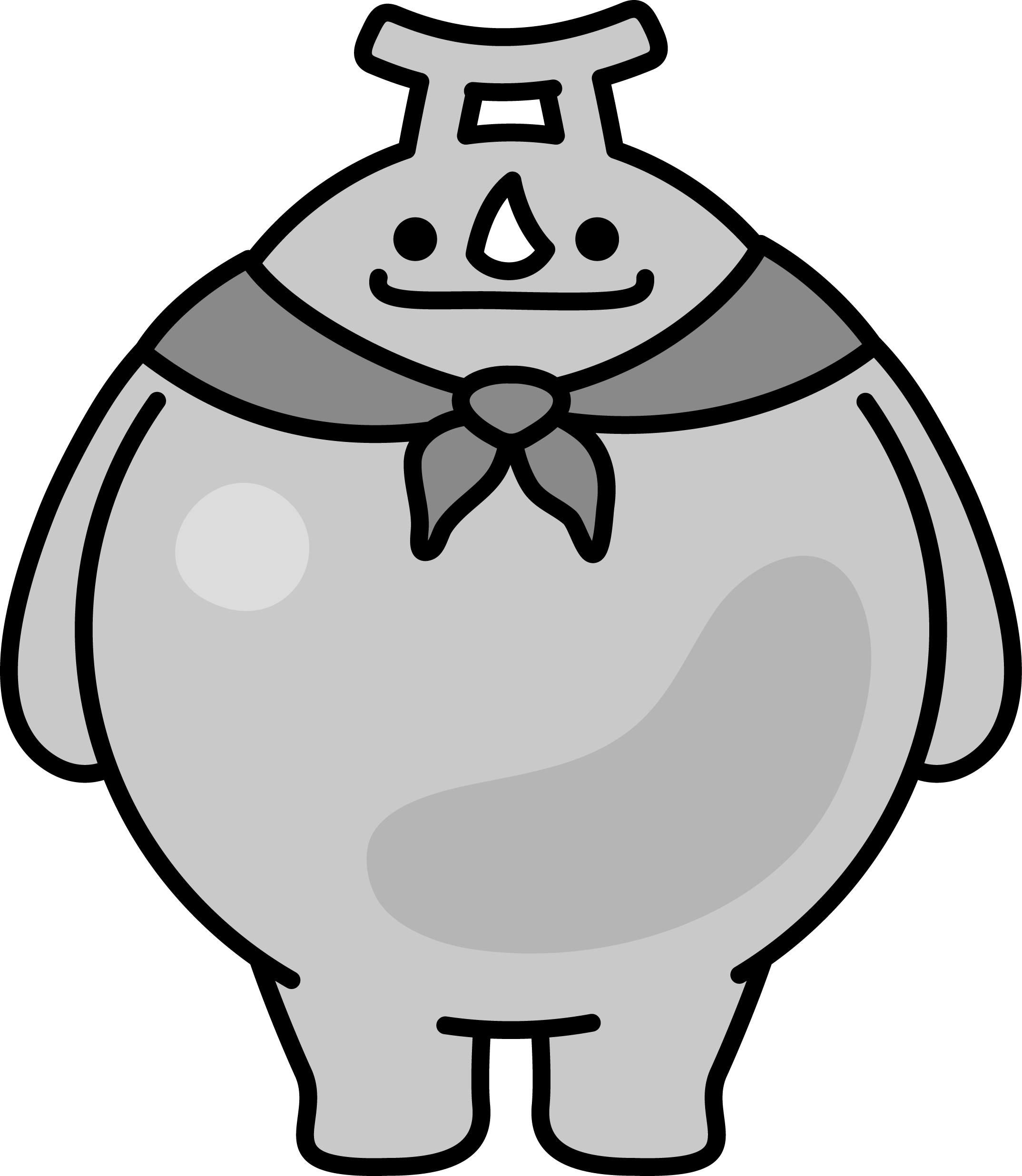 かきぽんモノクロ