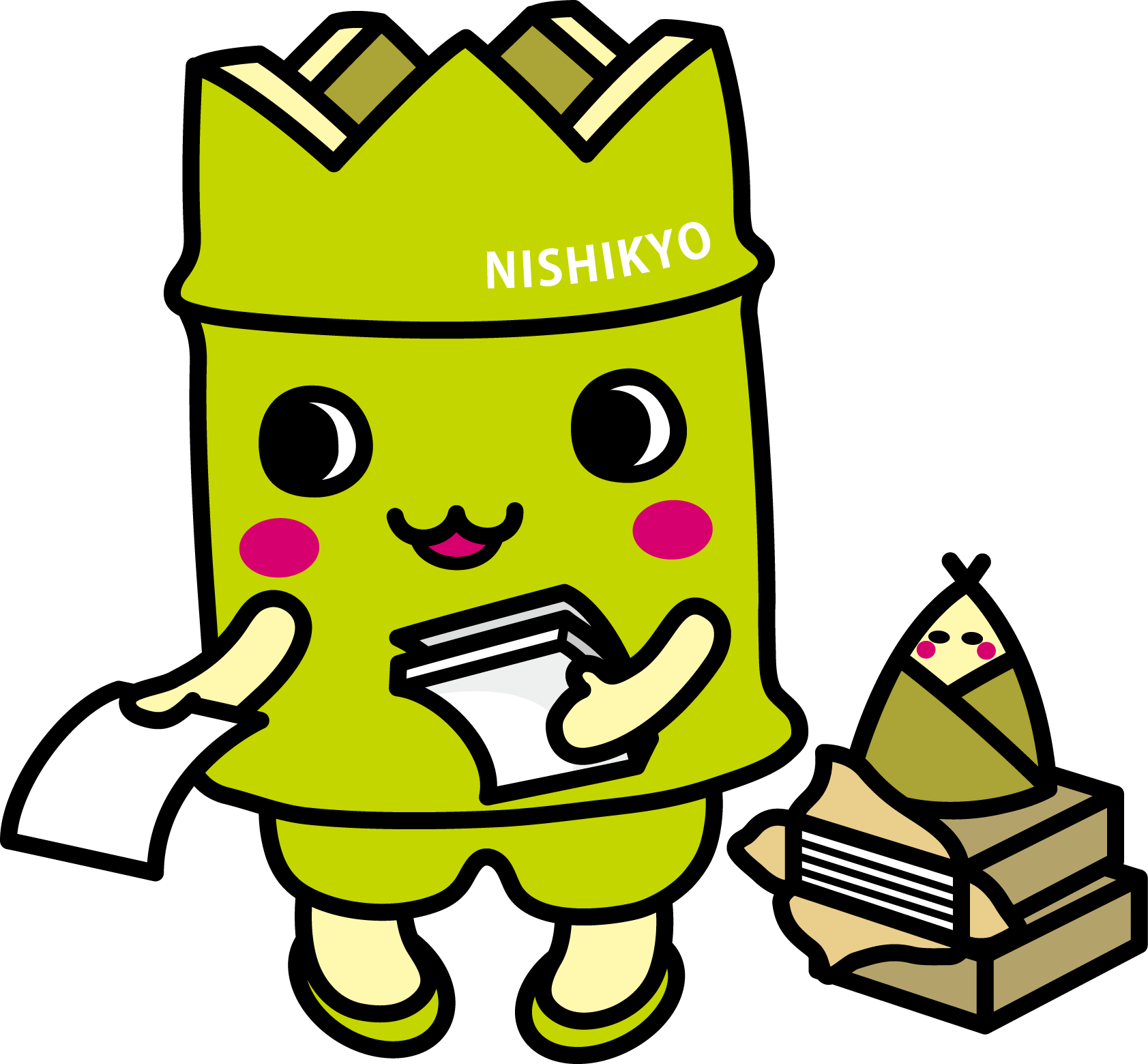 79 チラシを配る