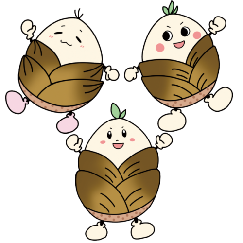 向日市いいとこPR隊　たけ のこ りん