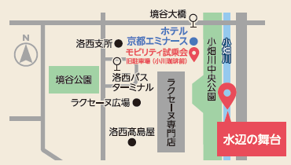 せせらぎシアター会場周辺地図