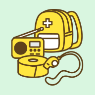 防災グッズのイラスト