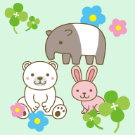 かわいい動物のイラスト