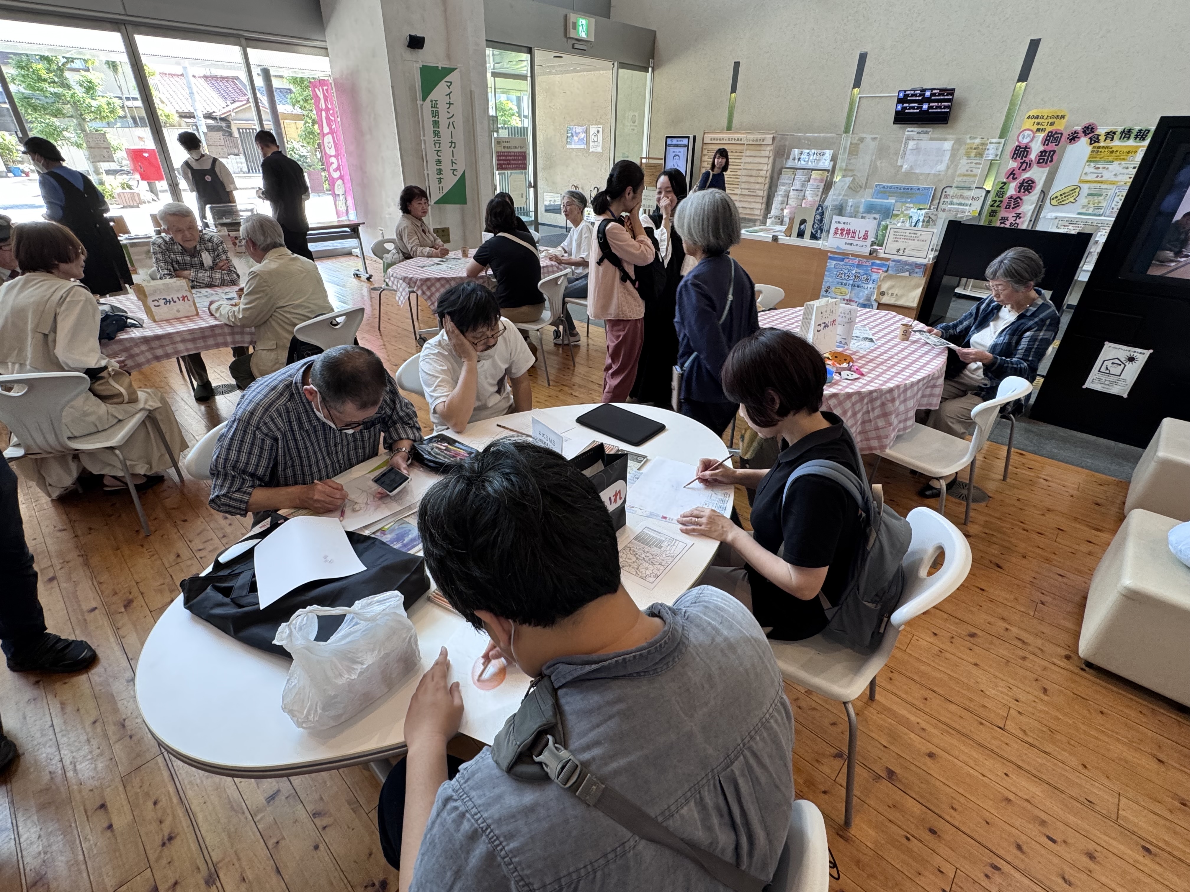 会場テーブル