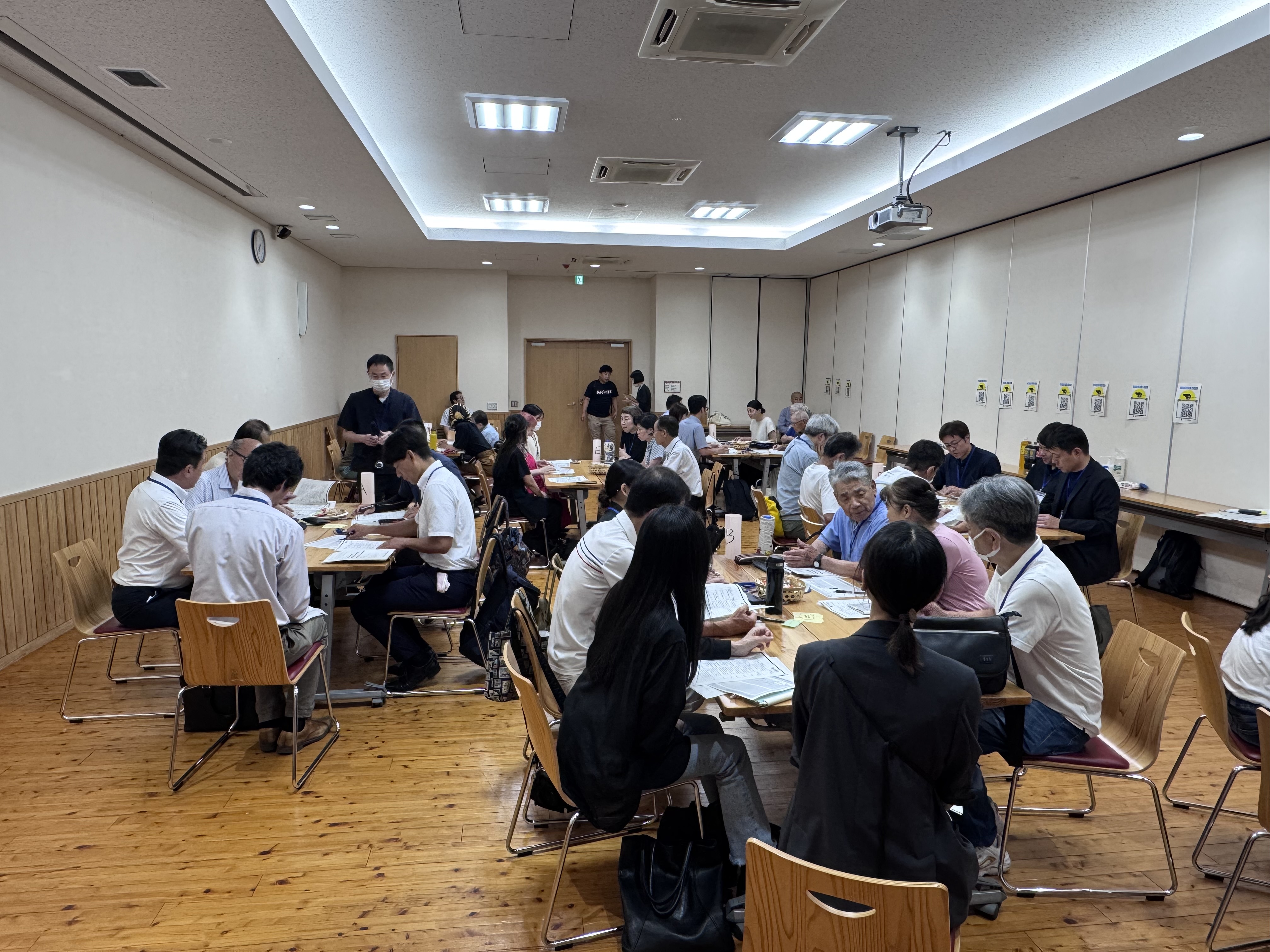 交流会の一コマ