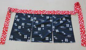 保存会で使用する児童用の前垂れ