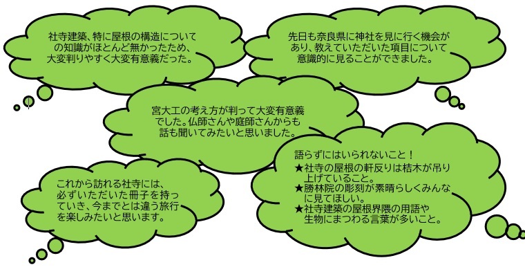 参加者のみなさんの声