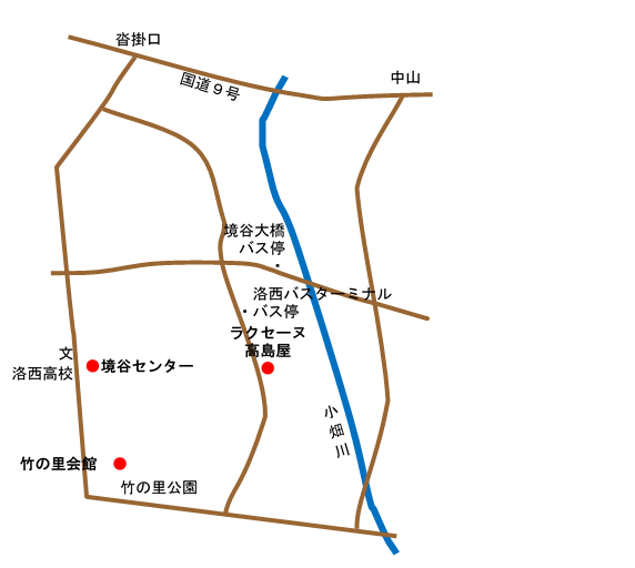 大原野かぐやひめ市の地図