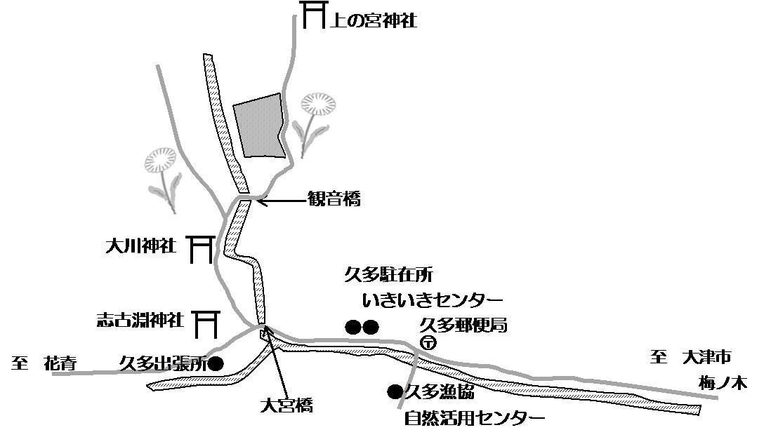北山友禅菊栽培地までの地図