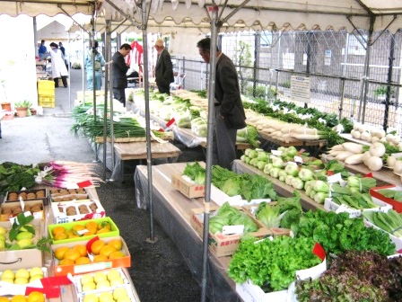 JA京都市山科北部秋季農産物品評会の昨年の様子