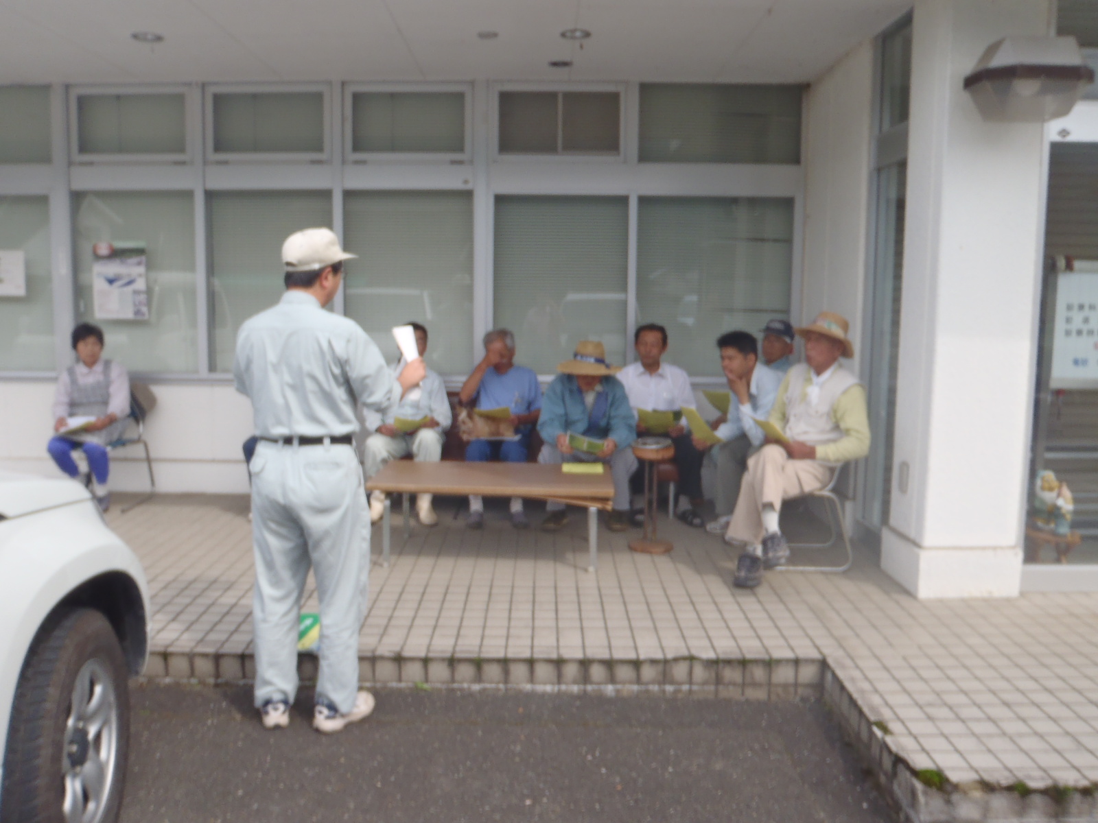 青空教室の様子