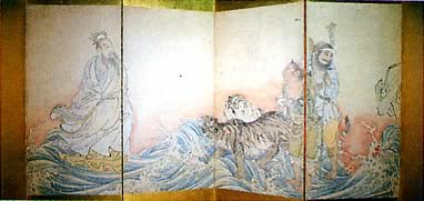 右胴掛の下絵の写真