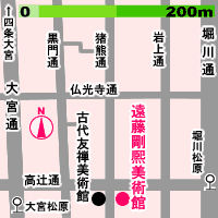 遠藤剛熙美術館の所在地図
