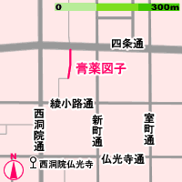 膏薬図子の所在地図