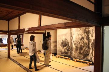 東本願寺・渉成園　閬風亭特別公開の様子