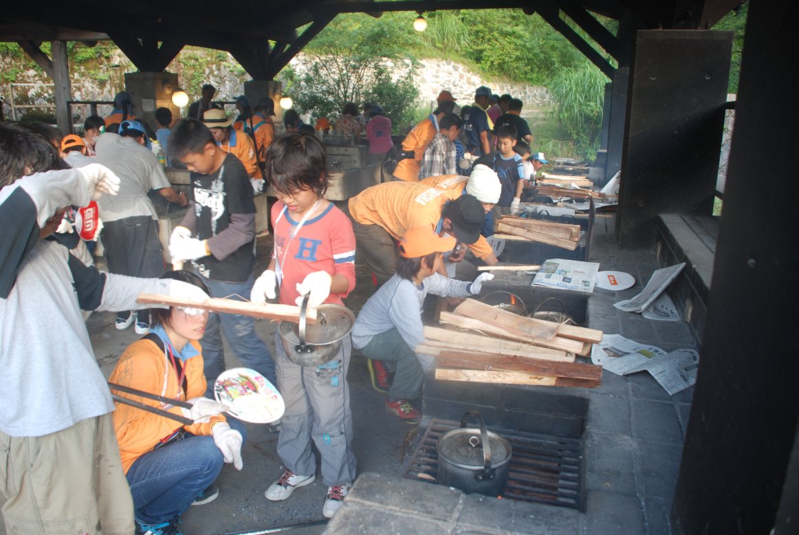 野外炊飯1
