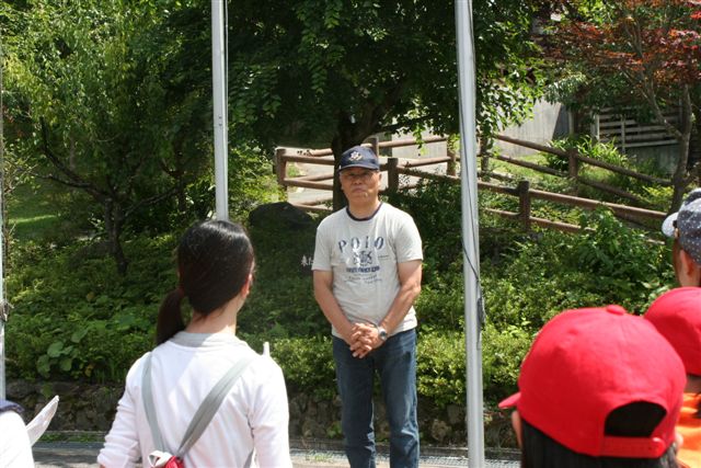 退村式の様子