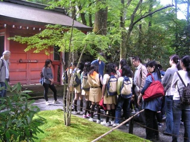 寺院の防火防災設備の見学
