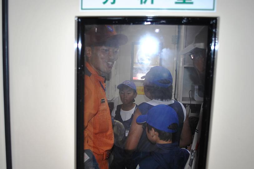 特殊消防車両見学