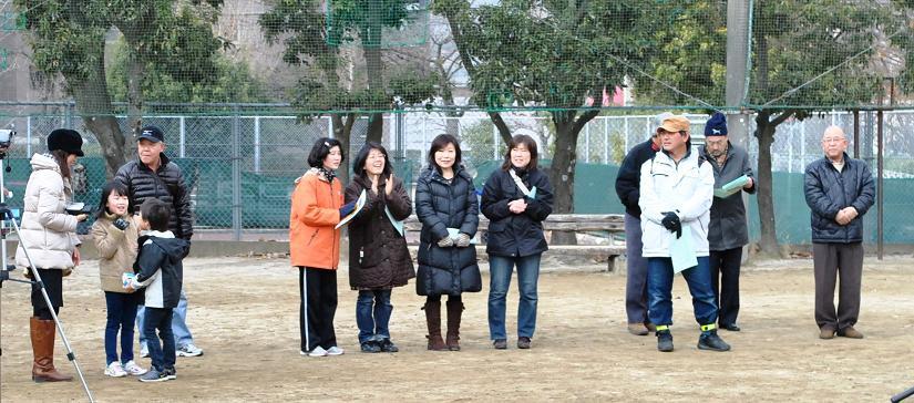 応援に駆け付けていただいた区民の皆様です