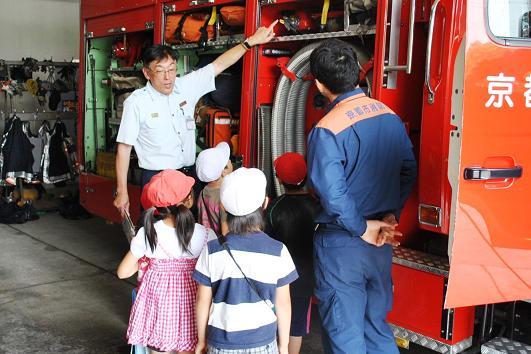 山階小学校町たんけんの様子