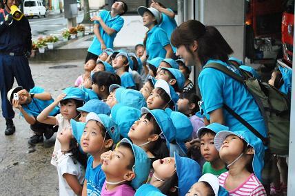 陵ケ岡保育園の皆さん