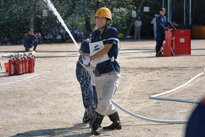 屋内消火栓操法訓練
