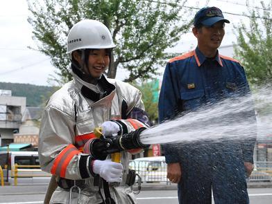放水体験
