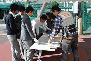 ボランティアセンター開設訓練見学