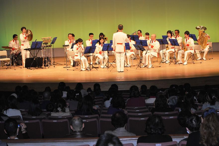消防音楽隊の記念演奏