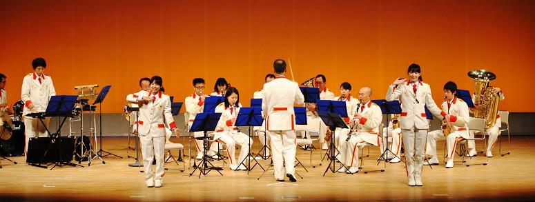 消防音楽隊の記念演奏