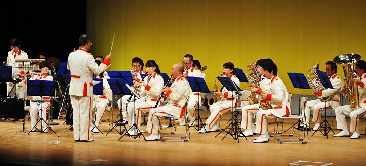 消防音楽隊の記念演奏