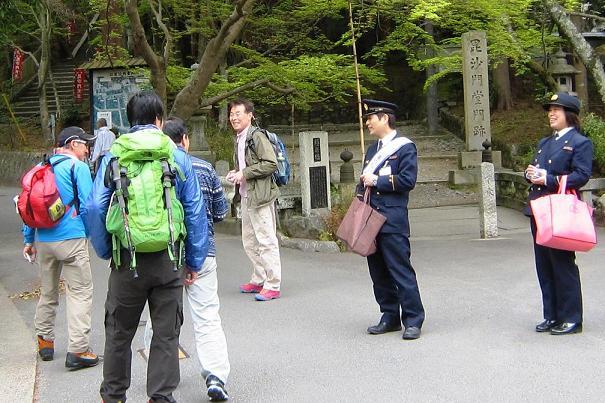 毘沙門堂付近