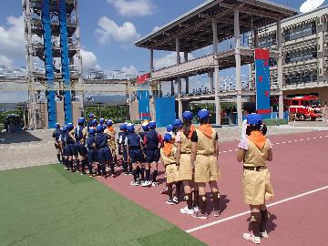 消防学校施設見学